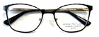 Ann Taylor ATP019 C01 Black Metal Classic Full Rim Unisex Eyeglasses 48-16-130 New. Price: $69.00.