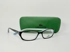 New Authentic Lacoste LA12214 Bk Eyeglasses, Black, Spring Hinges, 50-15-130. Price: $49.99.