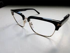 Tom Ford Sunglass River TF367 01D Black Gold Horn Rim Frame Only 57-18-145 New. Price: $175.00.