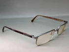 Burberry Eyeglasses B1006 1012 Half Rim 52-18-140 Brown Metal Italy Frames Pre-owned. Price: $27.87.