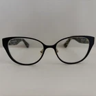 Kate Spade Eyeglasses Cats Black Metal Gold Leopard Temples Jaydee 51 16 140 Pre-owned. Price: $30.00.
