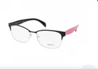 Prada 0PR 65RV 1BO1O1 Matte Black/silver Eyeglasses-new. Price: $149.00.