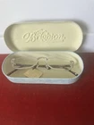 Brighton Shakespeare Reading Eyeglasses Silver Tortoise +1.0 Readers Tin Case New. Price: $50.00.
