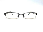 Burberry Black Metal Half Rim Rectangular Glasses B1012 1001 50 19 140 Pre-owned. Price: $99.00.