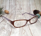 Izod Womens Tortoise Brown Purple Eyeglass Frames Only IZ205 53-17-130 Pre-owned. Price: $41.59.