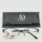New Luxe Eyewear 462 001 Black Womens Semi Cat Eyeglasses 54-18-140 B:39. Price: $19.49.