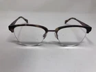 Isaac Mizrahi Eyeglasses Frame IM30011A Pink Tortoise 48-17-135 Half Rim RF37 Pre-owned. Price: $30.80.