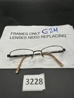 Coach Kian 219 Coffee Brown Oval Half Rim Eyeglasses Frames 49-18 135 Hearts Pre-owned. Price: $19.63.