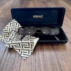 Versace Mod 3004 Vtg Rectangular Eyeglasses Frame Flex 52-16-140 Only Pre-owned. Price: $31.50.