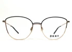 Dkny Eyeglasses Frames DK1027 001 Black Gold Cat Wire Rim 53-17-135 New. Price: $36.04.