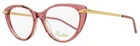 Pomellato Cat Eyeglasses PM0074O 003 Rose/gold 52MM New. Price: $99.00.