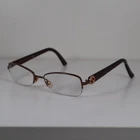 Gucci Gg 2906 2V0 Half Rim Burgundy Eyeglasses Frames 51-17-135MM Pre-owned. Price: $79.95.
