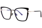 Tom Ford FT5984-B 001 Eyeglasses Frame Women's Shiny Black Full Rim 54MM New. Price: $279.95.