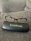 Bebe Shine BB5122 Jet Black Eyeglasses Frames Only -rectangular /women With Case Pre-owned. Price: $28.00.