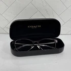 Coach Shiny Silver Frames Hc 5111 9349 T 53-17-140 #1B * Only Pre-owned. Price: $35.99.