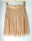 Chloe 100 Silk Pleated Skirt T34 Baby Pink Women Luxury Designer Rare Model Used. Price: $521.56.