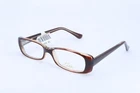 Jubilee J5789 Brown-smoke Rectangle Women Full Rim 50-16-140 Eyeglasses Frames New. Price: $29.95.