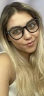 New Prada Vpr 0U8F KVS1O1 52MM Cat Black/gray Round Women's Eyeglasses Frame. Price: $189.99.