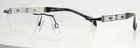 Line Art XL2108 Nv Navy Womens Rectangle Rimless Eyeglasses 51-17-135 B:37 New. Price: $164.99.