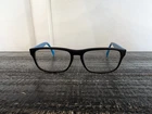 Prada VPR07P 1BO-1O1 Matte Black Blue Eyeglasses Frames Only* 56-17-145 Italy Pre-owned. Price: $57.00.