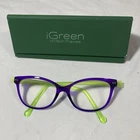 Igreen Neon Purple & Frames Lightweight Eyeglasses Hi-tech New. Price: $35.00.