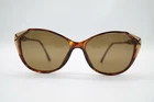 Vintage Saphira 4199 10 Brown Gold Oval Sunglasses Nos New. Price: $91.08.