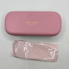 Kate Spade Glasses Hard Case Pink Green Logo, Hello Sunshine With Cloth. Price: $8.92.