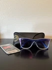 Ray-ban RB4440N 6356XO Square Sunglasses Blue Frame Gradient Mirrored New. Price: $89.99.