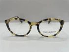 Dolce & Gabbana DG3242 512 Cube Havana Eyeglasses Frame 48-18-140 New. Price: $119.99.