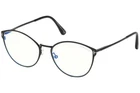 Tom Ford Tf 5573-B Shiny Black 001 Round Metal Cat Eyeglasses FT5573B 55-17-140 Pre-owned. Price: $203.60.