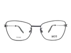 Mcq Eyeglasses Frames MQ0370O 005 Shiny Black Cat Wire Rim 50-17-140 New. Price: $59.99.