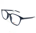 Nike Eyeglasses Frames 7124 420 Blue Square Full Rim White Swoosh Logo 50-19-145 New. Price: $39.99.
