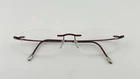 Silhouette Eyeglasses 7554 6055 Titan Red Rimless Frame Austria 52 17 140 Pre-owned. Price: $115.00.
