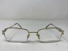 Kirkland Signature Italy Marilyn Gold 53-18-135 Half Rim Eyeglasses Frame U554 Pre-owned. Price: $24.00.