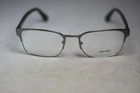 Prada VPR64R 7CQ-101 Gunmetal/green 55-19-145 Italy Made W/case 9641 Pre-owned. Price: $99.00.