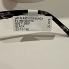 Flower Lucy FLR6010 019 Black Plastic Full Rim Eyeglasses 52-15-140 New. Price: $12.00.