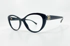 Versace Brown Crystal Black Cats Eye Glasses Italy MOD.3246-B 52-17-140 9432 Pre-owned. Price: $90.99.