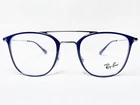New Ray Ban RB6377 2906 Unisex Gunmetal/blue Square Eyeglasses Frames 48/21 140. Price: $109.99.