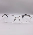 Swarovski Felicia 5140 016 Silver Semi Rim Metal Eyeglasses Frame 54-17-135 New. Price: $160.00.