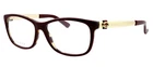 New Gucci GG3785 Lvs 53MM Burgundy Red Havana Gold Web Eyeglasses Frames Italy. Price: $295.00.
