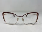Max Mara MM5130 066 56-15-140 Burgundy/gold Full Rim Eyeglasses Frame AM72 New. Price: $68.00.