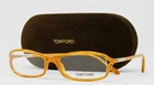 Tom Ford FT5019V U53 Caramel 52MM Women's Eyeglasses Rectangular Frame Authentic New. Price: $163.89.