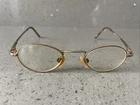 Easyclip Aspex Eyewear Eyeglasses Frames Only PC176 41-20-135 10 Gold Round Full Pre-owned. Price: $32.87.
