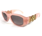 Versace Sunglasses MOD.4361 5392/58 Nude Pink Oval Frames Gray Gradient Lenses New. Price: $169.99.