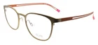 Airlock Pure P-4014 719 Eyeglasses Frames Titanium 50-19-145 Matte Gold / Orange New. Price: $64.17.