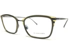 Burberry Eyeglasses Men's B1319 1255 Matte Green Modern Frames 54/19 145 New. Price: $147.99.