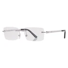 Cartier Santos Demo Rectangular Men's Eyeglasses CT0511O 003 55 New. Price: $1059.99.