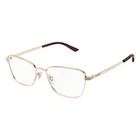 Gucci GG1880O 003 Gold 53MM Eyeglasses New Authentic. Price: $225.66.