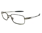 Oakley Eyeglasses Frames Intervene 4.0 Olive Chrome Rectangle Wire Rim 52-18-132 New. Price: $119.99.