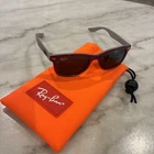 Preowned Kids Ray-ban Junior Rj 9052S 177/87 Red Sunglasses W/case 47-15 125 3N Pre-owned. Price: $25.00.